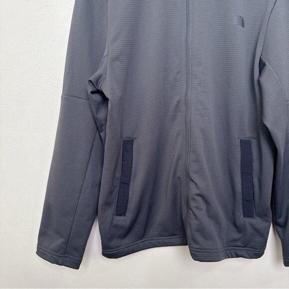 The North Face Mens Medium Wayroute Fleece Full Zip Active Training Jacket - Picture 8 of 16